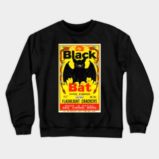 Black Bat Vintage Firecrackers Crewneck Sweatshirt